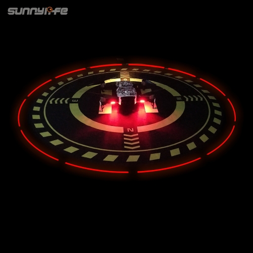 Foldable Landing Pad Helipad Landing Field D70cm with Lighting for Mavic 3/MINI SE/DJI FPV/MAVIC AIR 2/SPARK/PHANTOM 4/Fimi X8SE 2022