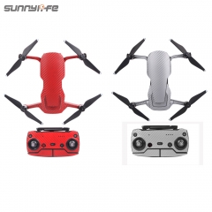 Sunnylife Waterproof PVC Carbon Grain Graphic Stickers Full Set Skin Decals for DJI MAVIC AIR