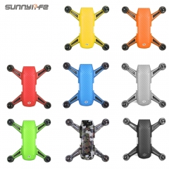 Sunnylife PVC Carbon Fiber Graphic Decals Camouflage Stickers Waterproof Skin for DJI SPARK