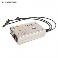 Sunnylife 5.7A Battery Charger 5IN1 Controller Smartphone Tablet Charger with OLED Display for MAVIC PRO
