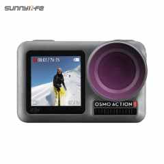 Sunnylife Adjustable ND/PL CPL Lens Filter Diving Filters for DJI OSMO Action Sport Camera
