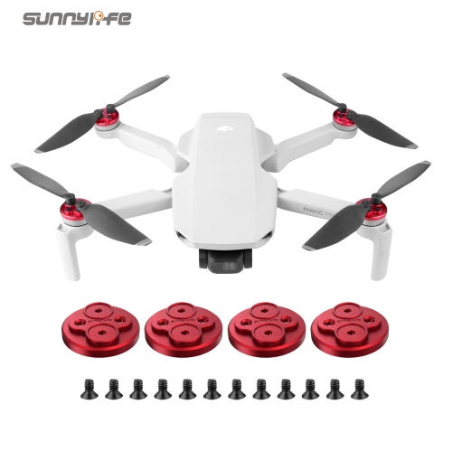 Sunnylife Upgraded Motor Covers Scratch-proof Propellers Block-up Protective Aluminum Alloy Motor Cover for Mini SE/2/Mavic Mini