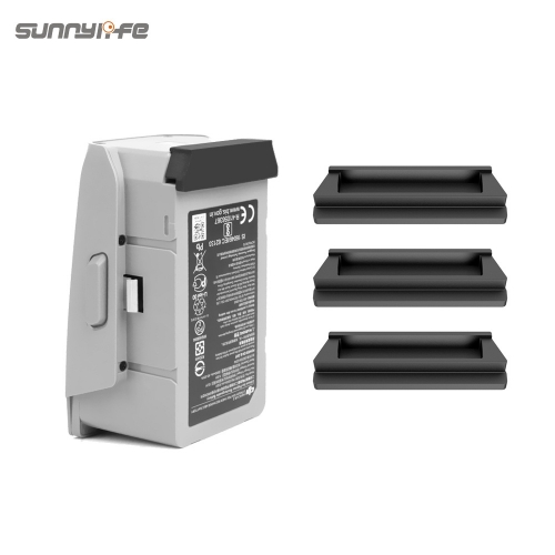 Sunnylife 3pcs Battery Charging Port Protector Silicone Dustproof Plug Cover Cap for Air 2S/Mavic Air 2