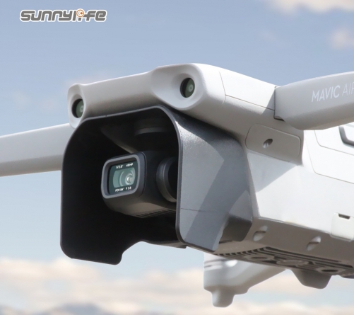 Sunnylife Anti-glare Lens Hood Gimbal Protective Cap Lens Cover Sunshade Accessories for Mavic Air 2