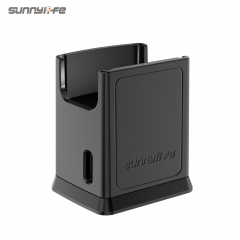 Sunnylife Adapter Base Dual Type-C Charging Ports 1/4in Screw Hole Adapter Connector for Pocket 2/Osmo Pocket