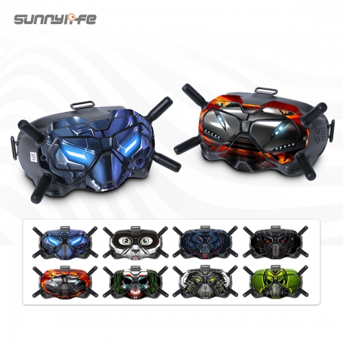 Sunnylife PVC Stickers Protective Film Scratch-proof Decals Skin Accessories for DJI FPV Goggles V2