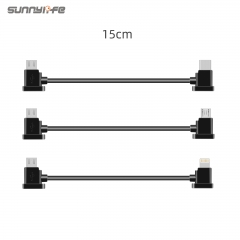 1Pcs Micro-USB to Lightning/TYPE-C/Micro-USB Data Cable Smartphone Tablet 15/30cm Line for MINI SE/MAVIC MINI/MAVIC 2/MAVIC PRO/MAVIC AIR/SPARK