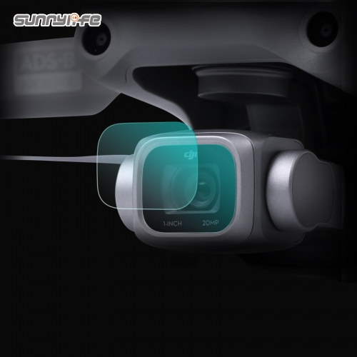 Sunnylife 2 Sets Camera Lens Protective Film HD Tempered Glass Film Lens Protector for DJI Air 2S