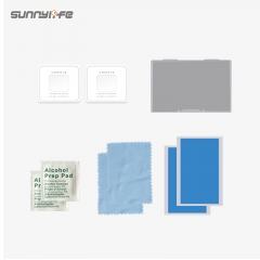 Sunnylife 2 Sets Camera Lens Protective Film HD Tempered Glass Film Lens Protector for DJI Air 2S