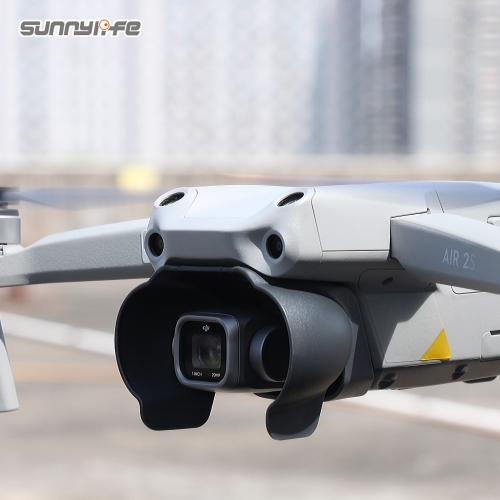 Sunnylife Lens Hood Gimbal Protective Cap Anti-glare Cover Sunshade Accessories for DJI Air 2S/Mavic Air 2