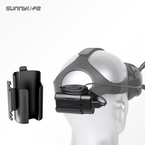 Sunnylife Battery Clip Protective Case Cable Management Winder Headband Back Holder Accessories for DJI FPV Goggles V2