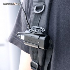 Sunnylife Battery Clip Protective Case Cable Management Winder Headband Back Holder Accessories for DJI FPV Goggles V2