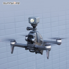 Sunnylife Sports Camera Holder Night Light Bracket Navigation Spot Lamp for DJI FPV for ACTION 2/POCKET 2/GoPro 10/Insta360 Camera