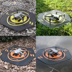 Sunnylife Drone Landing Pad 55cm(22in) Hexagonal Fast-Fold Double-Sided PU Leather Waterproof Accessories for Mavic 3/DJI FPV/Mini SE/Air 2S/Mavic 2/FIMI X8SE 2022 Mini