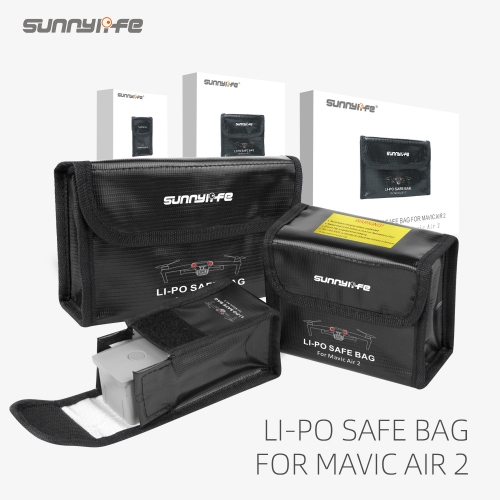 Sunnylife LiPo Safe Bag Explosion-proof Protective Battery Storage Bag for Air 2S/Mavic Air 2