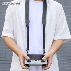 Sunnylife Controller Hanger PU Leather Strap Shoulder Belt Lanyard Disassembly-free Hook for Mini 3 Pro DJI RC/ RC PRO/ Smart Controller