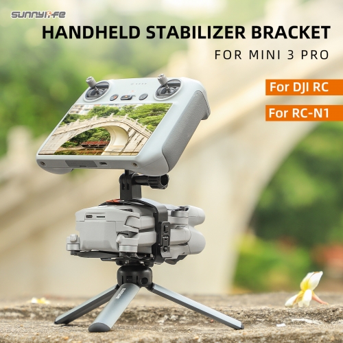 Sunnylife Drone Handheld Gimbal Bracket Stabilizer DJI RC Holder RC-N1 Mount Grip for Mini 3 Pro