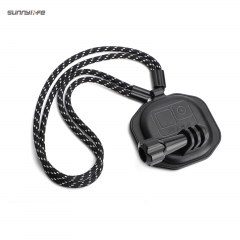 Sunnylife Magnetic Action Camera Neck Mount Chest Body Camera Necklace Lanyard POV Vlog Holder for GoPro 12/ Insta360 GO 3/ Action 4
