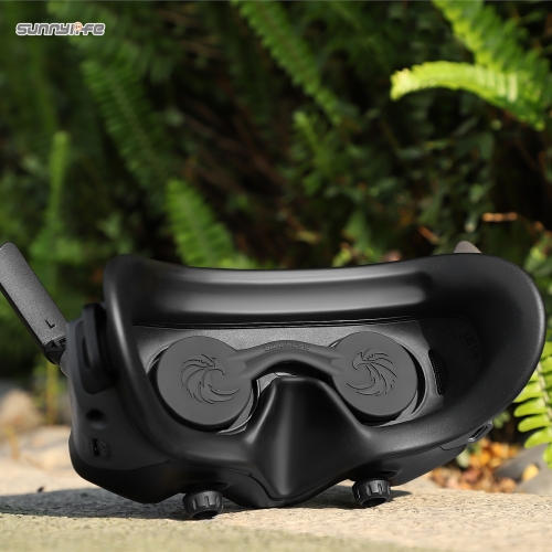 Sunnylife Lens Cover Dust-proof VR Lens Silicone Case Soft Anti-Scratch Lens Protector Accessories for DJI Avata 2/1 Goggles 2/3