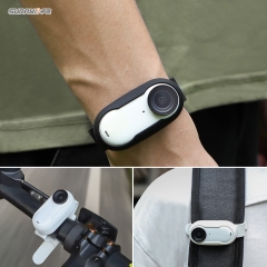Sunnylife Camera Strap Silicone Protective Cover Drone Mount Wristband Backpack Stripe Bicycle Strap Cat Collar for Insta360 GO 3
