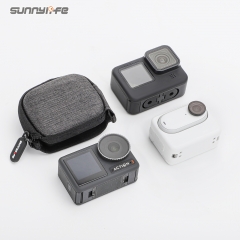 Sunnylife Mini Carrying Case Hard Travel Case Extention Protective Bags Accessories for Insta360 GO 3/GoPro 12/Action 3