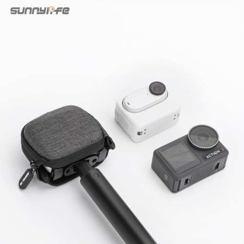 Sunnylife Mini Carrying Case Hard Travel Case Extention Protective Bags Accessories for Insta360 GO 3/GoPro 12/Action 3