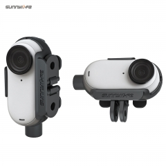Sunnylife Mount Adapter Protective Frame Cage Mounting Brackets Housing Case Cover for Insta360 GO 3