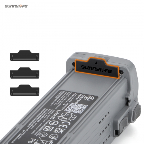 Sunnylife 3pcs Dust-proof Plugs Battery Charging Ports Protector Silicone Cover Cap Accessories for AIR 3