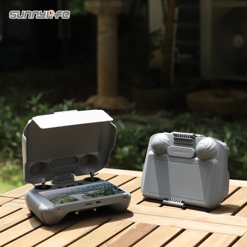 Sunnylife 2 in 1 Controller Protector Sun Hood Control Sticks Guard Screen Monitor Sunshade Cover for DJI RC 2/1 for Air 3/ Mini 3 Pro