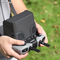 Sunnylife Controller Sun Hood Foldable Magnetic PU Leather Sunshade with Cover for DJI RC 2 for Air 3