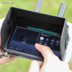 Sunnylife Controller Sun Hood Foldable Magnetic PU Leather Sunshade with Cover for DJI RC 2 for Air 3