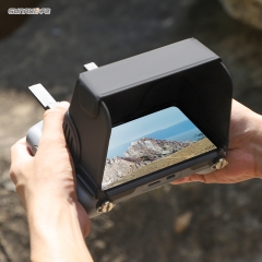Sunnylife Controller Sun Hood Foldable Magnetic PU Leather Sunshade with Cover for DJI RC 2 for Air 3