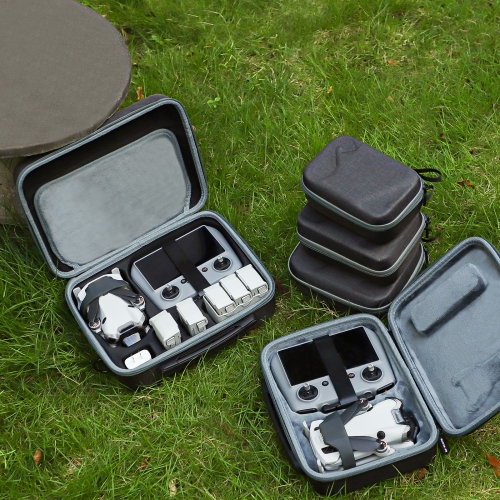 Sunnylife Carrying Case Combo Bag Hard Travel Case Large Capacity Messenger Bag Drone Controller Bags for Mini 4 Pro