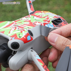 Sunnylife Colored Stickers Protective Film Scratch-proof Decals Skin Wrap Accessories for Mini 4 Pro