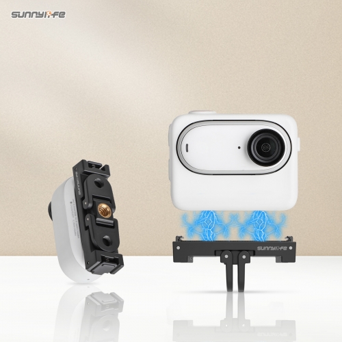 Sunnylife Magnetic Quick Release Mount Action Camera Selfie Stick Tripod Adapter Foldable Cam Stand for Insta360 GO 3