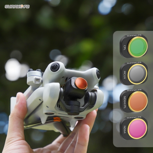 Sunnylife Lens Filters Adjustable CPL Filters ND256 ND64/PL ND32/PL MCUV Accessories for Mini 4 Pro