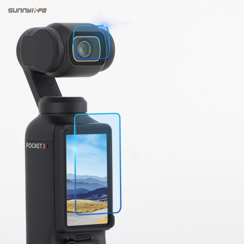 Sunnylife Lens Screen Protector Tempered Glass Protective Film Action Camera Accessories for Osmo Pocket 3