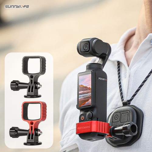 Sunnylife Aluminum Alloy Adapter Mount Frame Extension Kit Stand for OSMO POCKET 3 Gimbal Camera