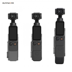 Sunnylife Expansion Adapter Frame Protective Case Cold Shoe Brackets Extension Handle Housing Shell Cover for Osmo Pocket 3