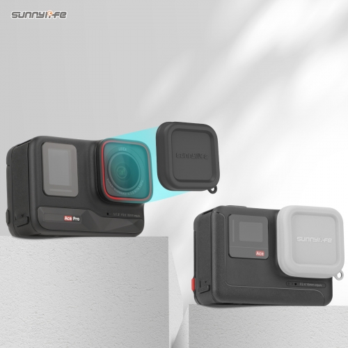 Sunnylife Silicone Lens Cap Protector Lens Cover Dust-proof Accessories for Insta360 Ace/Ace Pro