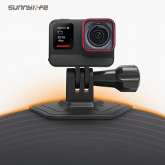 Sunnylife Flexible Adhesive Helmet Mount Soft Flat Curved Base Action Camera Holder for Osmo Pocket 3/ Insta360 X3/ GO 3