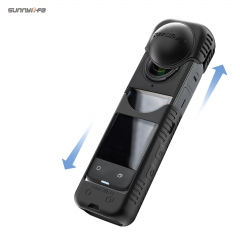 Sunnylife Silicone Case Protective Cover Lens Cap Screen Protector Scratch-proof Camera Case Accessories for Insta360 X5/4