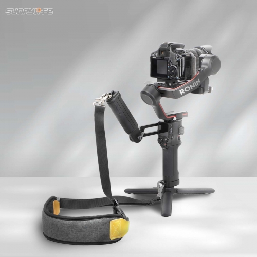 Sunnylife Adjustable Sling Handgrip Gimbal Sling Handle Weight-Reducing Shoulder Strap Stabilizer Belt Neck Lanyard for RS 3/RS 4/RS 4 PRO