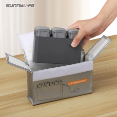 Sunnylife Lipo Safe Bag Battery Fire-proof Bag Large Capacity Charging Storage Guard Battery Safe Pouch for Mini 4K/ Air 3/ Avata 2