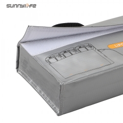 Sunnylife Lipo Safe Bag Battery Fire-proof Bag Large Capacity Charging Storage Guard Battery Safe Pouch for Mini 4K/ Air 3/ Avata 2