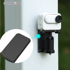 Sunnylife Magnetic Mount Tabletop Base Bracket Quick Handle Angles Adjustable Accessories for Insta360 X4/ Pocket 3/GO 3S