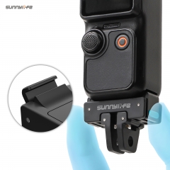 Sunnylife Foldable Quick Release Adapter Mount Action Camera Selfie Stick Tripod Adapter Cam Accessories for OSMO POCKET 3