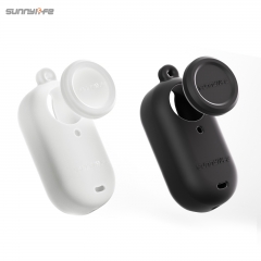 Sunnylife Silicone Protective Case Camera Lens Cover Shock-proof Protector Neck Strap Accessories for Insta360 GO 3S