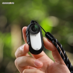 Sunnylife Silicone Cover Heat Dissipation Protective Case Lens Cover Neck Strap Accessories for Insta360 GO 3S