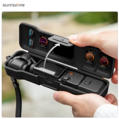 Sunnylife Protective Case Gimbal Camera Protector with Lanyard Shock-proof Protective cover Storage Box Accessories for Osmo Pocket 3